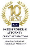 AIOFLA Membership 2023 Family Law Under 40 Attorney